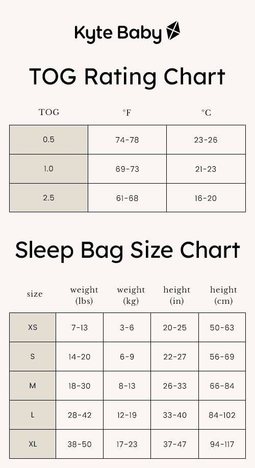 Kyte - 2.5 Tog Sleep Bags