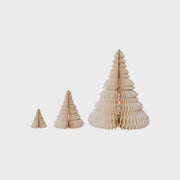 Creative Co-Op Paper Folding Honeycomb Trees Set of 3