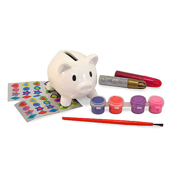 Melissa and Doug  Decorate Your Own Piggy Bank