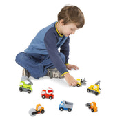 Melissa and Doug Wooden Construction Site Vehicles