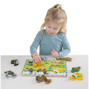 Melissa and Doug Wooden Chunky Jigsaw Puzzle Pets