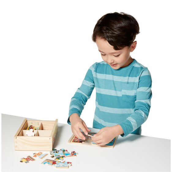 Melissa and Doug Puzzle Vehicles in a Box