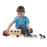 Melissa and Doug Horse Carrier Wooden Vehicle