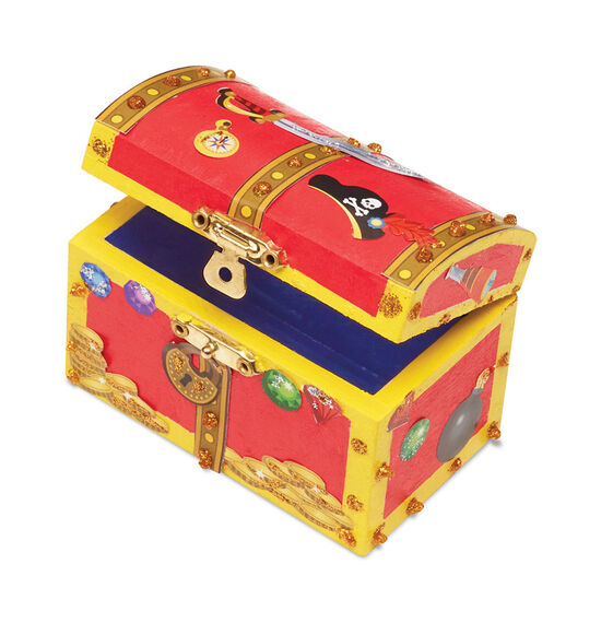 Melissa and Doug Created By Me Wooden Pirate Chest