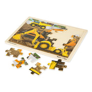 Melissa and Doug - Wooden Construction Jigsaw Puzzle 24pc