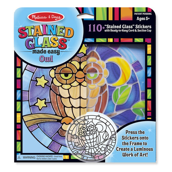 Melissa and Doug Stained Glass - Owl