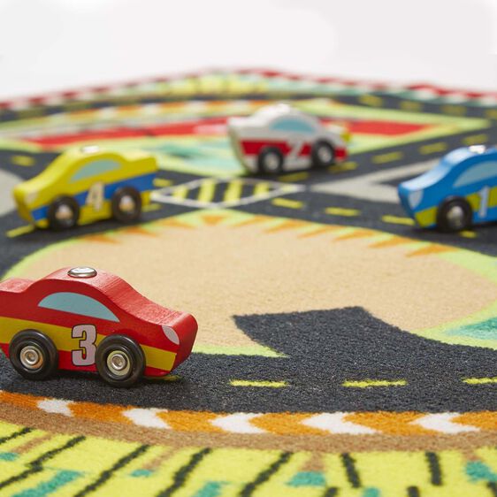 Melissa and Doug Race Track Rug