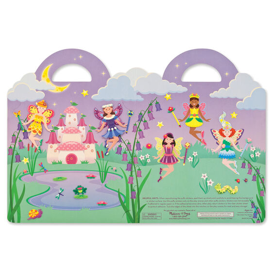 Melissa and Doug Reusable Puffy Stickers Fairies