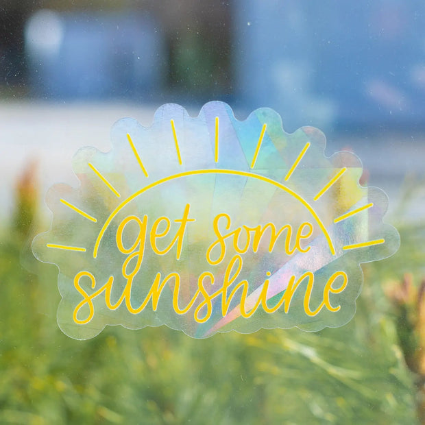 Elyse Breanne Design - Get Some Sunshine Sun Catcher Window Decal