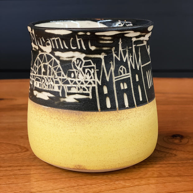 Maru Pottery Miramichi Skyline Tumbler - Yellow