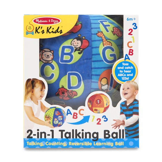 Melissa and Doug 2 in 1 Talking Ball 6m+