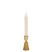 Indaba - Zora Forged Candlestick in Gold - Small