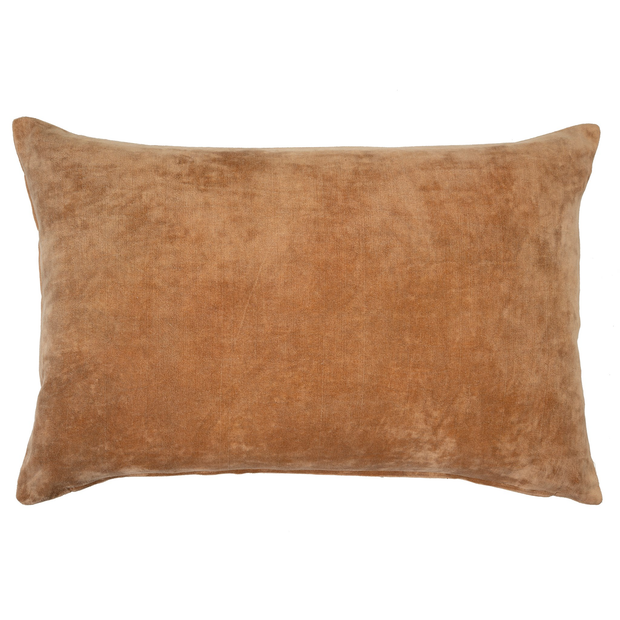 Indaba - Terracotta Vera Velvet Pillow 16"x24"