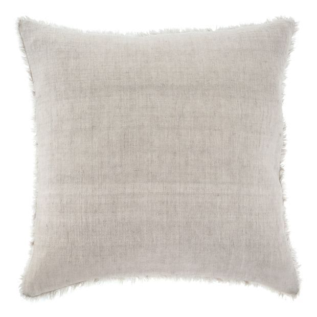 Indaba - Lina Linen Pillow in Oat 20" x 20"