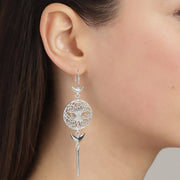 Pilgrim - Earrings Yggdrasil Silver Plated