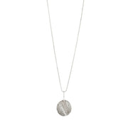 Pilgrim - Coin Necklace Love Silver Plated