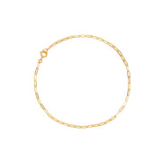 Leah Alexandra - Flat Drawn Cable Bracelet 10k Gold