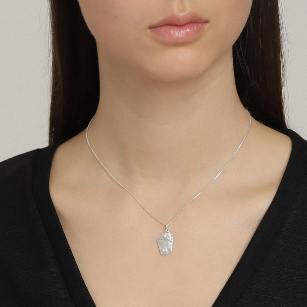 Pilgrim - Necklace Skuld Crystal Silver Plated