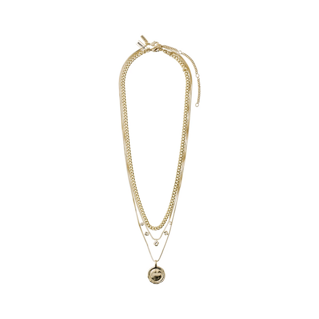 Pilgrim - Necklace Air Gold Plated