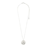 Pilgrim - Heat Recycled Coin Necklace Silver-Plated