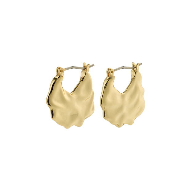 Pilgrim -  FLOW Hoop Earrings in Gold