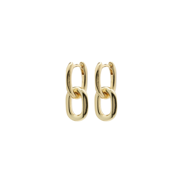Pilgrim - Euphoric Cable Chain Earrings Gold Plated