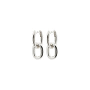 Pilgrim - Euphoric Cable Chain Earrings Silver Plated