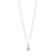 Pilgrim - Hope Pendant Necklace 2-in-1 Silver Plated