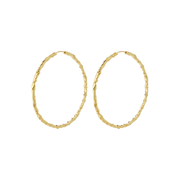 Pilgrim - SUN Recycled Mega Hoop Earrings in Gold