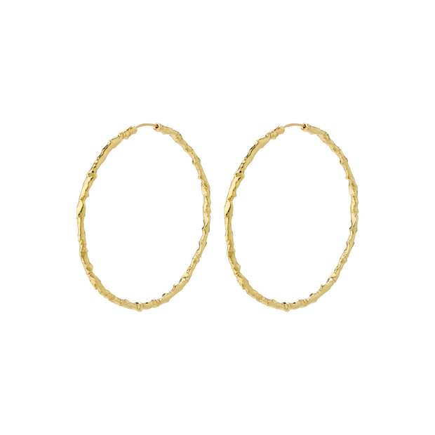 Pilgrim - SUN Recycled Mega Hoop Earrings in Gold