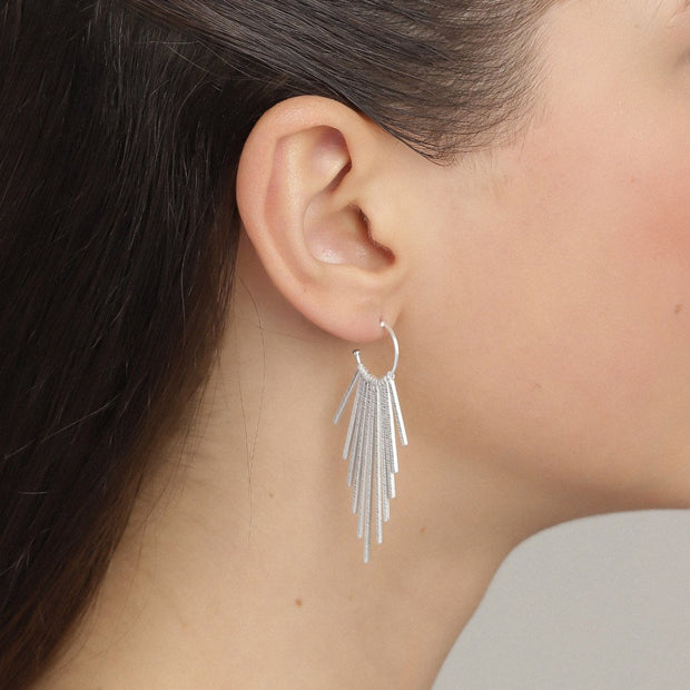 Pilgrim - Earrings Verdandi2 Silver Plated