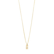 Pilgrim - Crystal Pendant Necklace Freedom Gold Plated