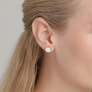 Pilgrim - Earrings Yoko_Pl Gold Plated White