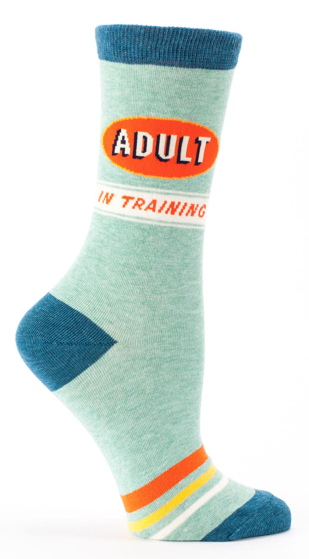 Blue Q - Women's Crew Socks Adult in Training