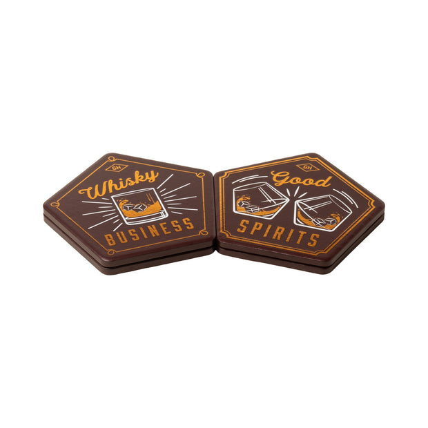 Gentlemen's Hardware Ceramic Coaster set of 4 - Whiskey