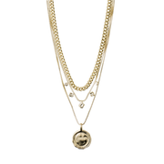 Pilgrim - Necklace Air Gold Plated