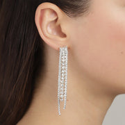 Pilgrim - Earrings Rachel Crystal Silver Plated