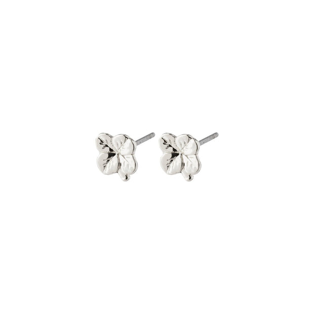 Pilgrim - OCTAVIA Recycled Clover Earrings in Silver