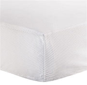 Kushies - Fitted Crib Mattress Protector White