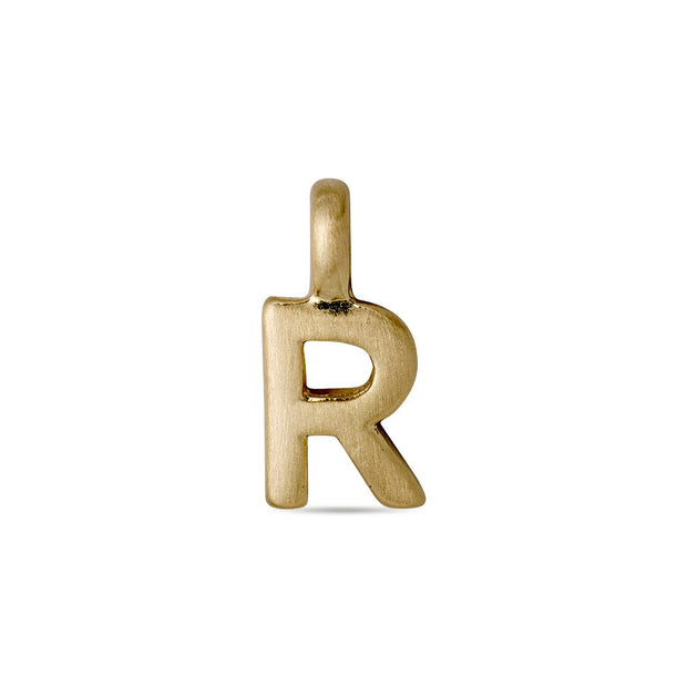 Pilgrim - Letter Pendant Gold Plated R