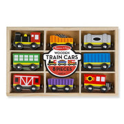 Melissa and Doug Wooden Train Cars