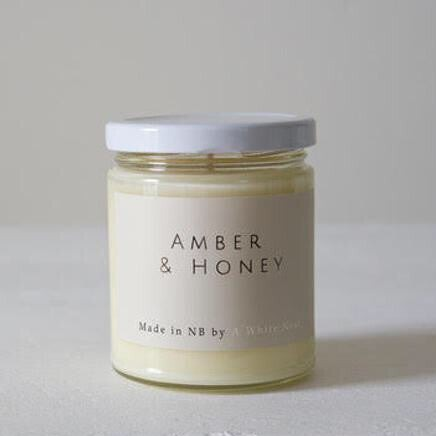 A White Nest - 8.5oz Amber & Honey Soy Candle