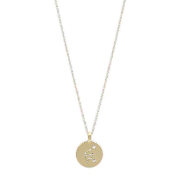 Pilgrim - Necklace Zodiac Gold Plated Aquarius