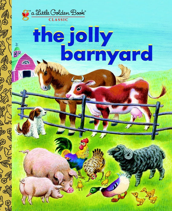Golden Book The Jolly Barnyard
