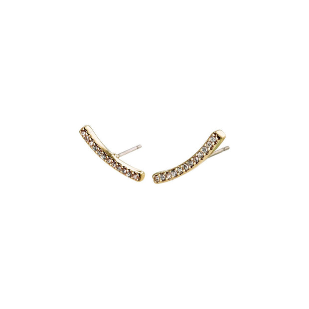 Pilgrim - Earrings Fire Gold Plated Crystal