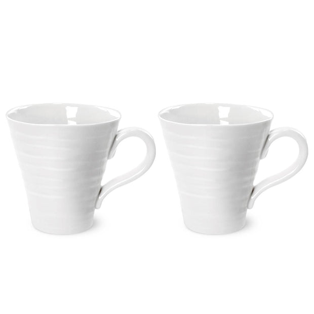 Sophie Conran for Portmeirion Solo Mugs 7.50oz (Set of 2)  White