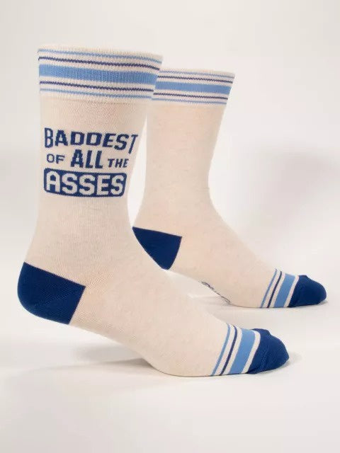 Blue Q - Men's Socks Baddest Of All The Asses