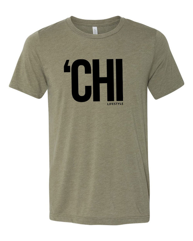 'CHI Lifestyle T-Shirt Heather Olive