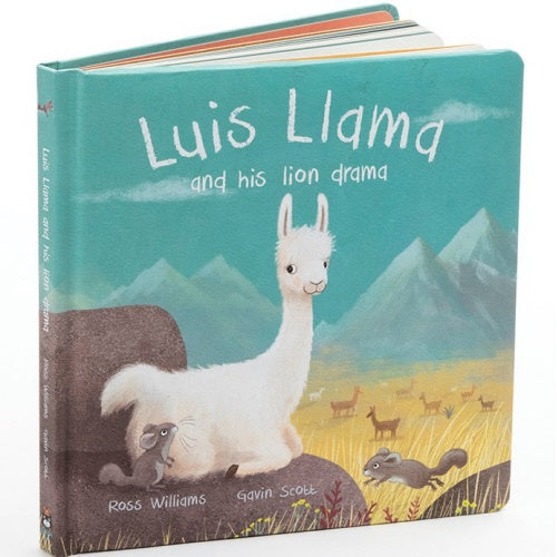JellyCat - Luis Llama And His Llama Drama Book