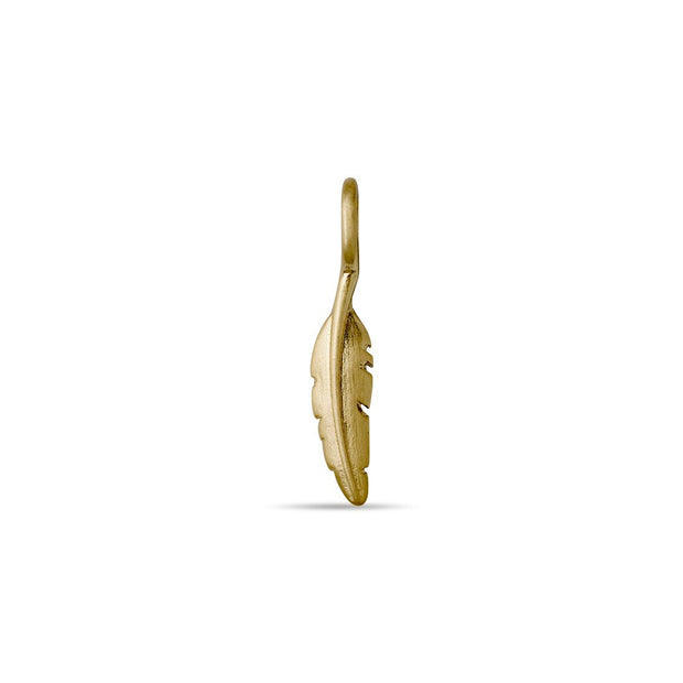 Pilgrim - Pendant Charm Gold Plated Feather